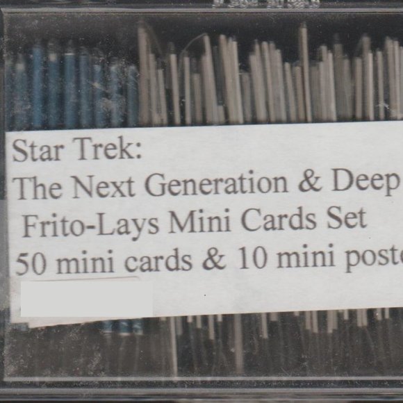 Star Trek The Next Generation & Deep Space 9 Frito-Lays Mini Card Complete Set - Picture 3 of 3